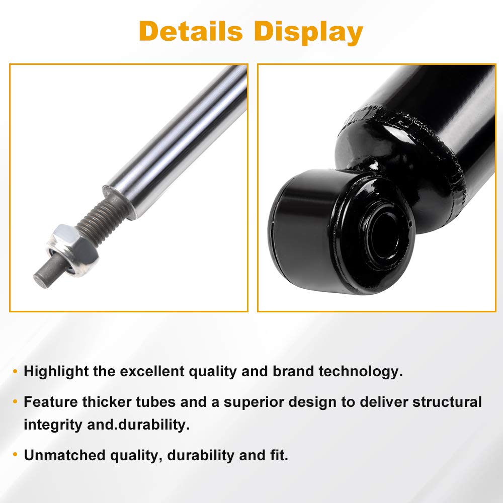 ROADFAR 2-Piece Rear Strut Shocks Absorbers Compatible with 2012-2017 Ford Focus - Replacement Suspension Parts for Smoother Ride & Enhanced Vehicle Stability | Perfect for Daily Commuting, Road Trips & Rough Terrain Driving