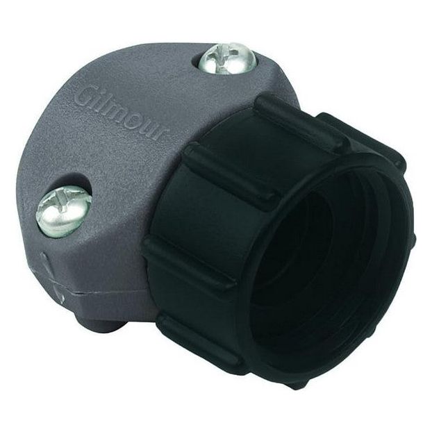 Fiskars Gilmour Polymer Female Coupling 01F - Durable Garden Hose Connector for Outdoor Watering, Irrigation & Lawn Care