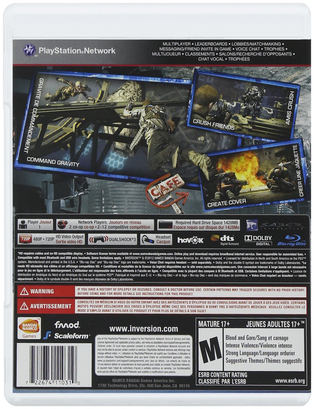Inversion - PlayStation 3 Action Shooter Game | Sci-Fi Adventure for PS3 | Perfect for Single Player & Co-op Gaming Nights