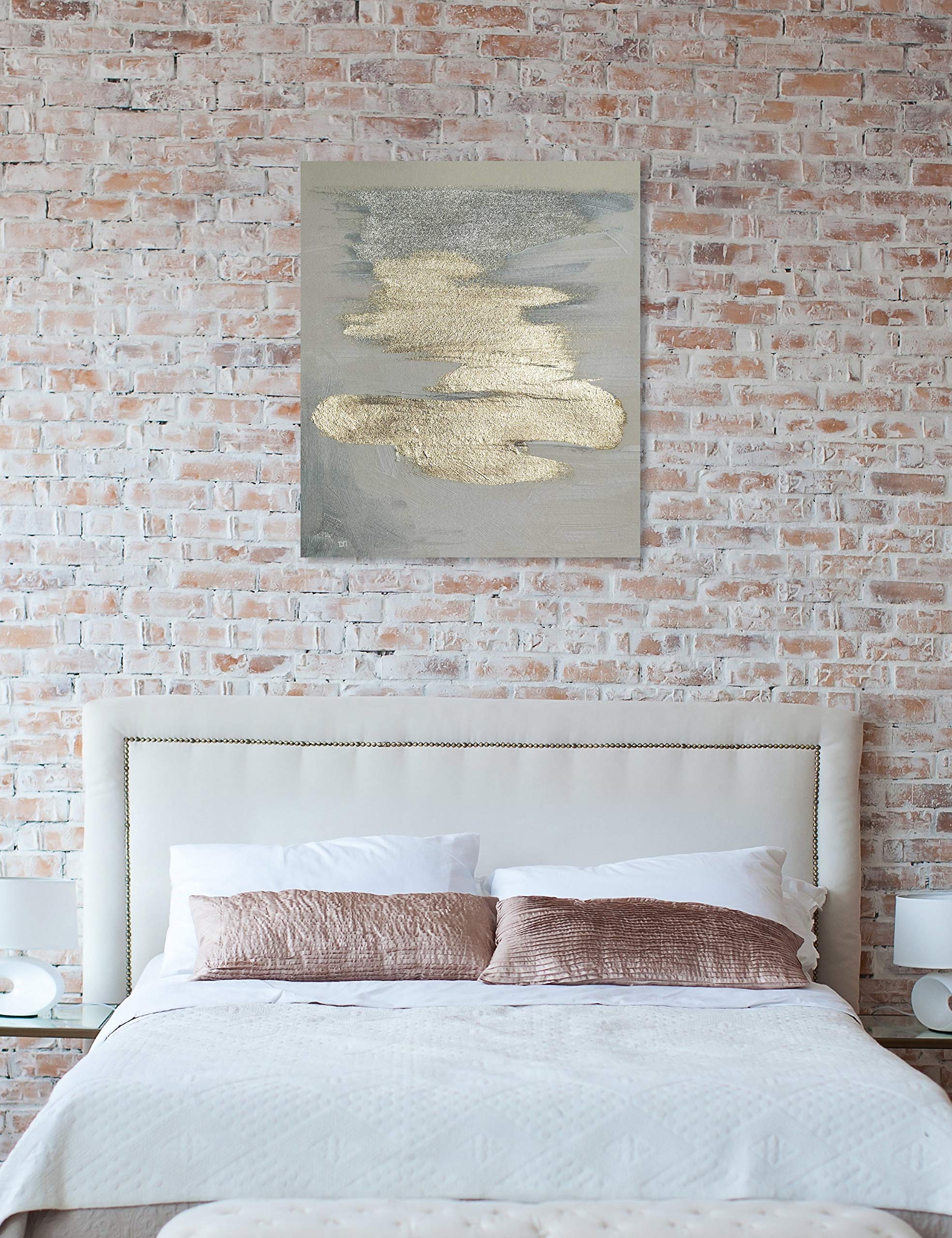 Frozen Plaza Abstract Wall Art Canvas Print - 36