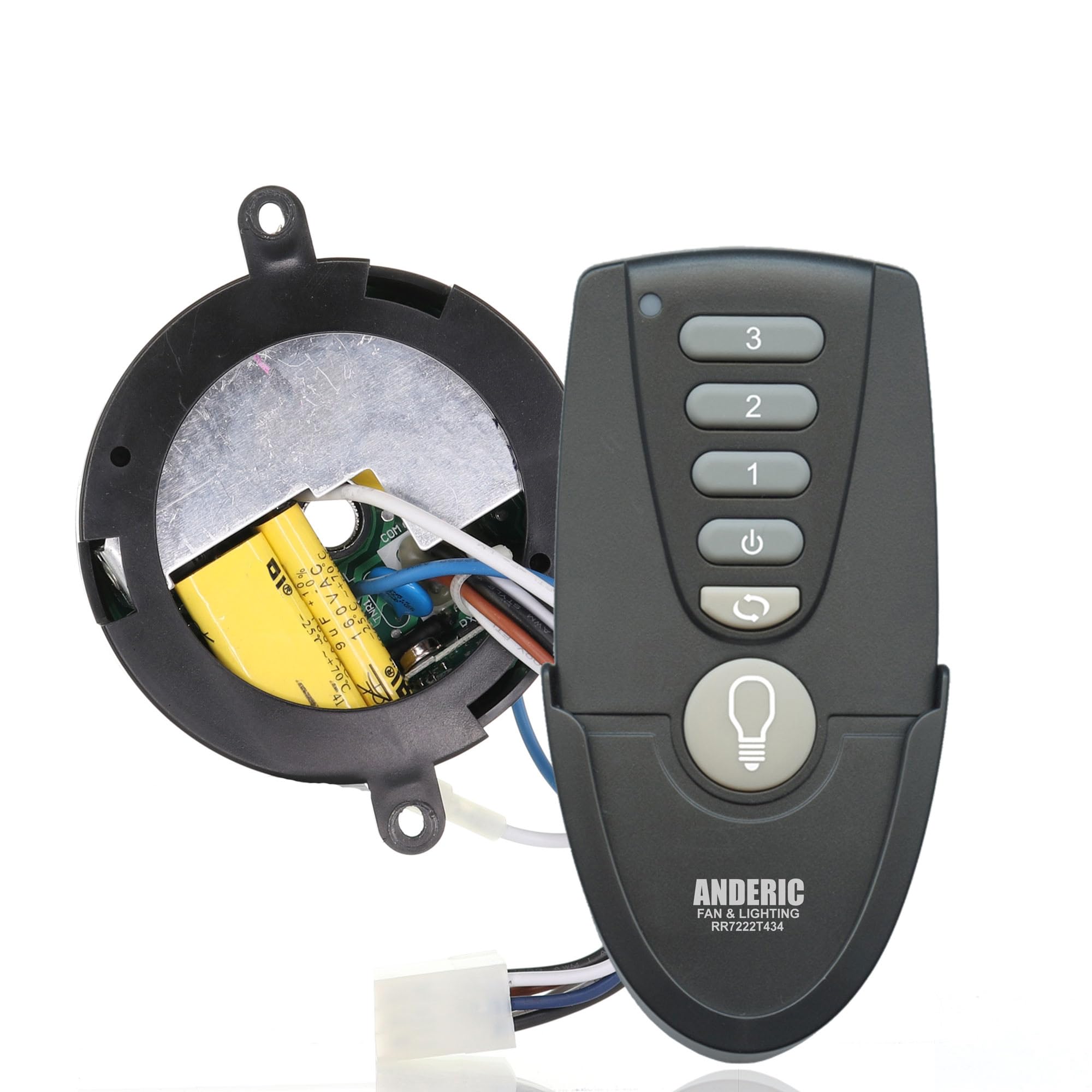 Anderic 68-Inch Ceiling Fan Replacement Kit - Compatible with MR77A, UC7301R, UC7305R, UC7222T, Altura 68 - Includes Reverse Function for Hampton Bay & Home Decorators Collection Fans - Perfect for Living Room, Bedroom, or Outdoor Patio Cooling