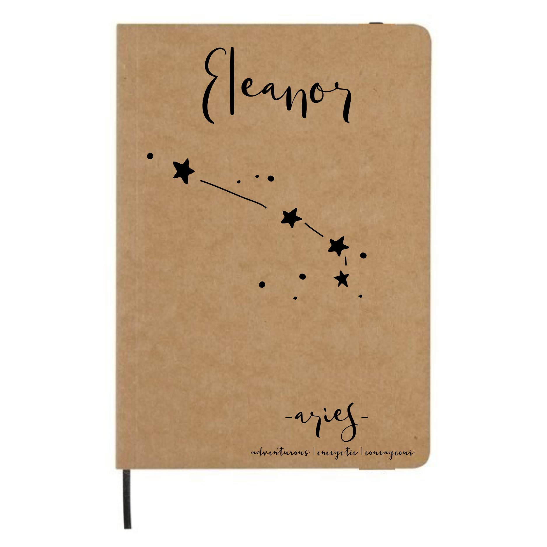 Custom Aries Zodiac Journal - Personalized Astrology Notebook for Writing & Reflection | Perfect Birthday Gift for Aries | Ideal for Daily Journaling, Dream Tracking & Spiritual Growth