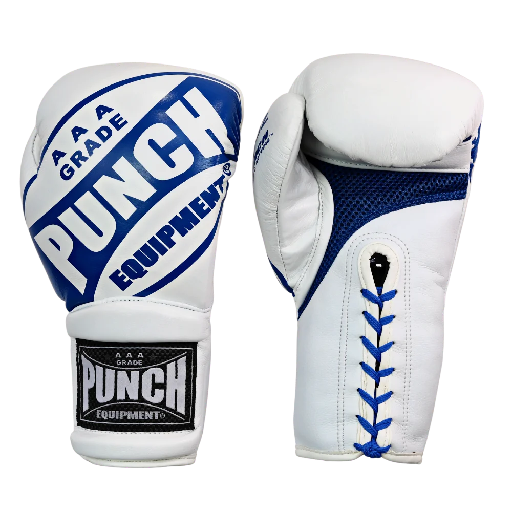 Premium Boxing Gloves for Training & Competition - Trophy Getters® Lace-Up Style - Perfect for Boxing Gyms, Home Workouts & Professional Matches