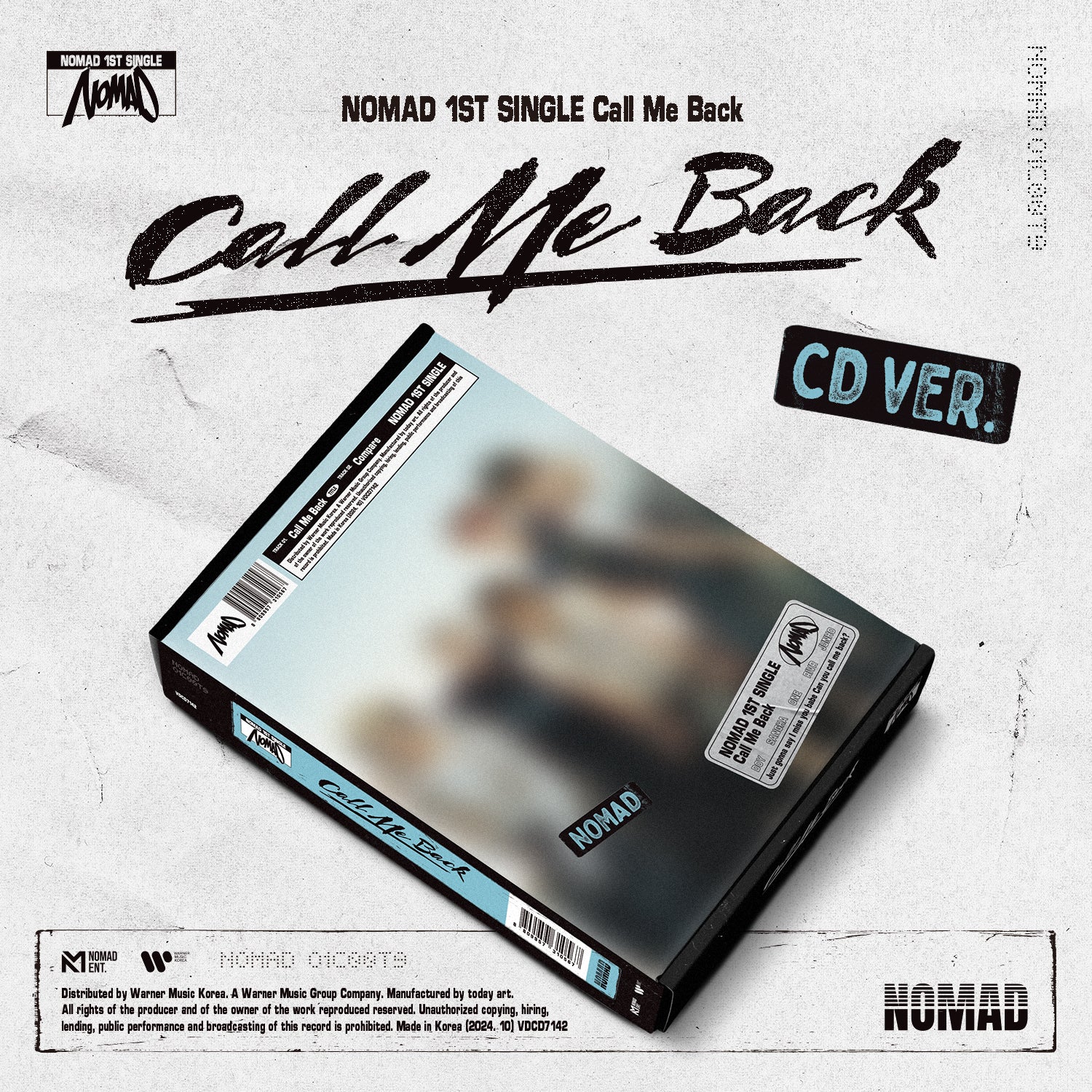 NOMAD 1st Single Album 'Call Me Back' - K-Pop Music CD | Perfect for K-Pop Fans, Collectors & Gift Giving | Enjoy at Home, Parties or While Traveling
