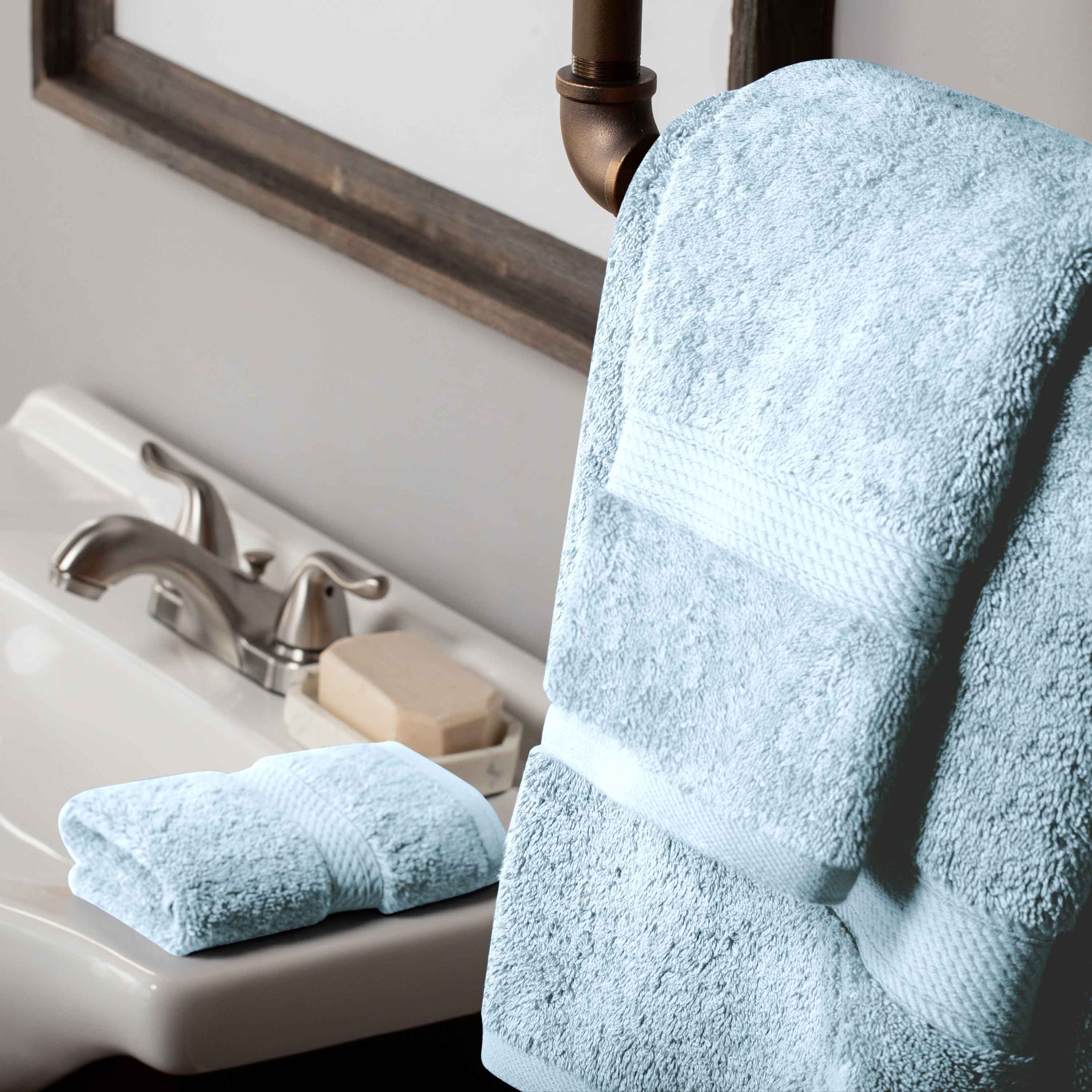 Premium Egyptian Cotton 10-Piece Towel Set - Ultra Soft, Heavyweight & Plush for Bath, Spa & Luxury Home Use