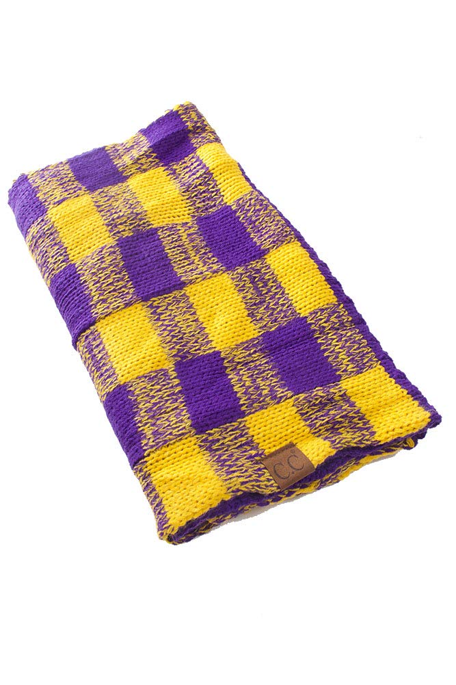 ScarvesMe Women's Buffalo Plaid Winter Scarf - Warm Infinity Loop Wrap for Fall & Winter - Perfect for Outdoor Activities, Holiday Gifts & Cold Weather Fashion