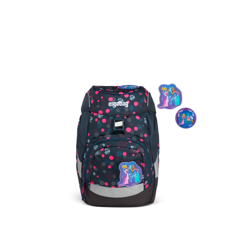 Ergobag Prime School Backpack for Kids - Winter Edition by WonBearland - Durable & Comfortable for School, Travel & Outdoor Adventures