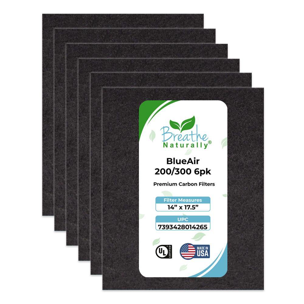 BlueAir 200 & 300 Series Replacement Carbon Pre-Filters - Compatible with BlueAir Air Purifiers - Improves Air Quality & Reduces Odors - Perfect for Home, Office, Nursery & Pet Areas