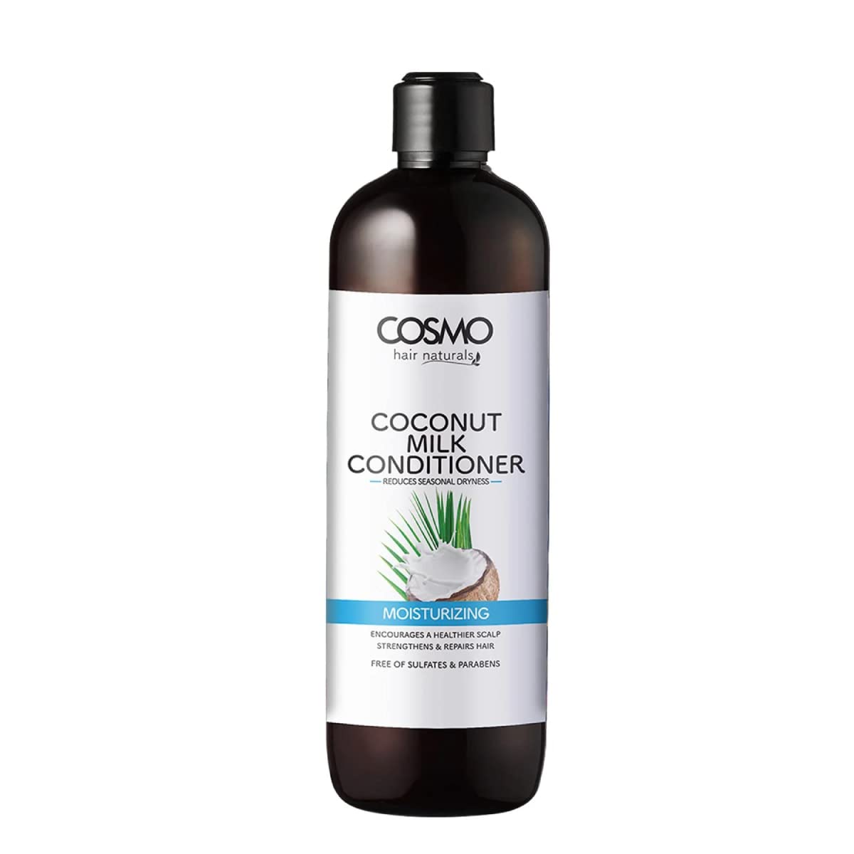 Cosmo Hair Naturals Coconut Milk All Hair Conditioner 250ML - Deep Moisturizing, Strengthening & Repairing Treatment for Dry, Damaged Hair - Perfect for Daily Use & Salon-Quality Results