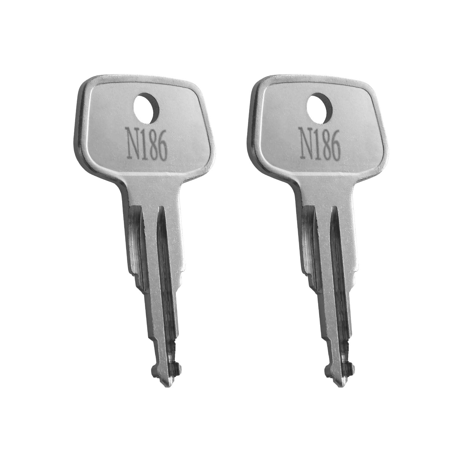 Thule-Compatible N186 Car Rack Replacement Key (2-Pack) - Fits Roof Racks, Cargo Boxes, Carriers & Crossbars - Perfect for Outdoor Adventures & Road Trips