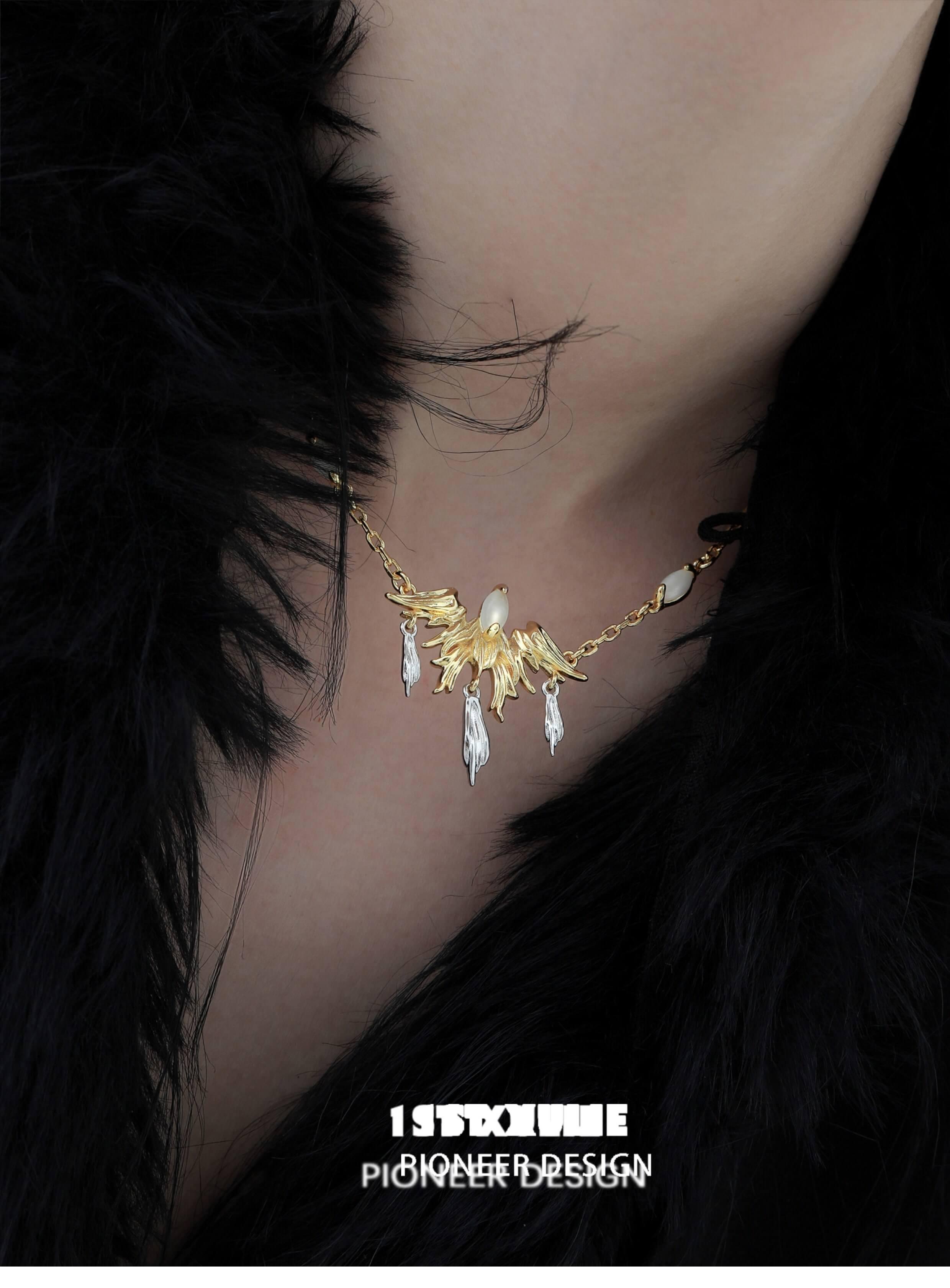 18K Gold Cherub Pendant Necklace with Zirconia - Elegant Angel Jewelry for Women, Perfect Gift for Birthday, Anniversary & Valentine's Day