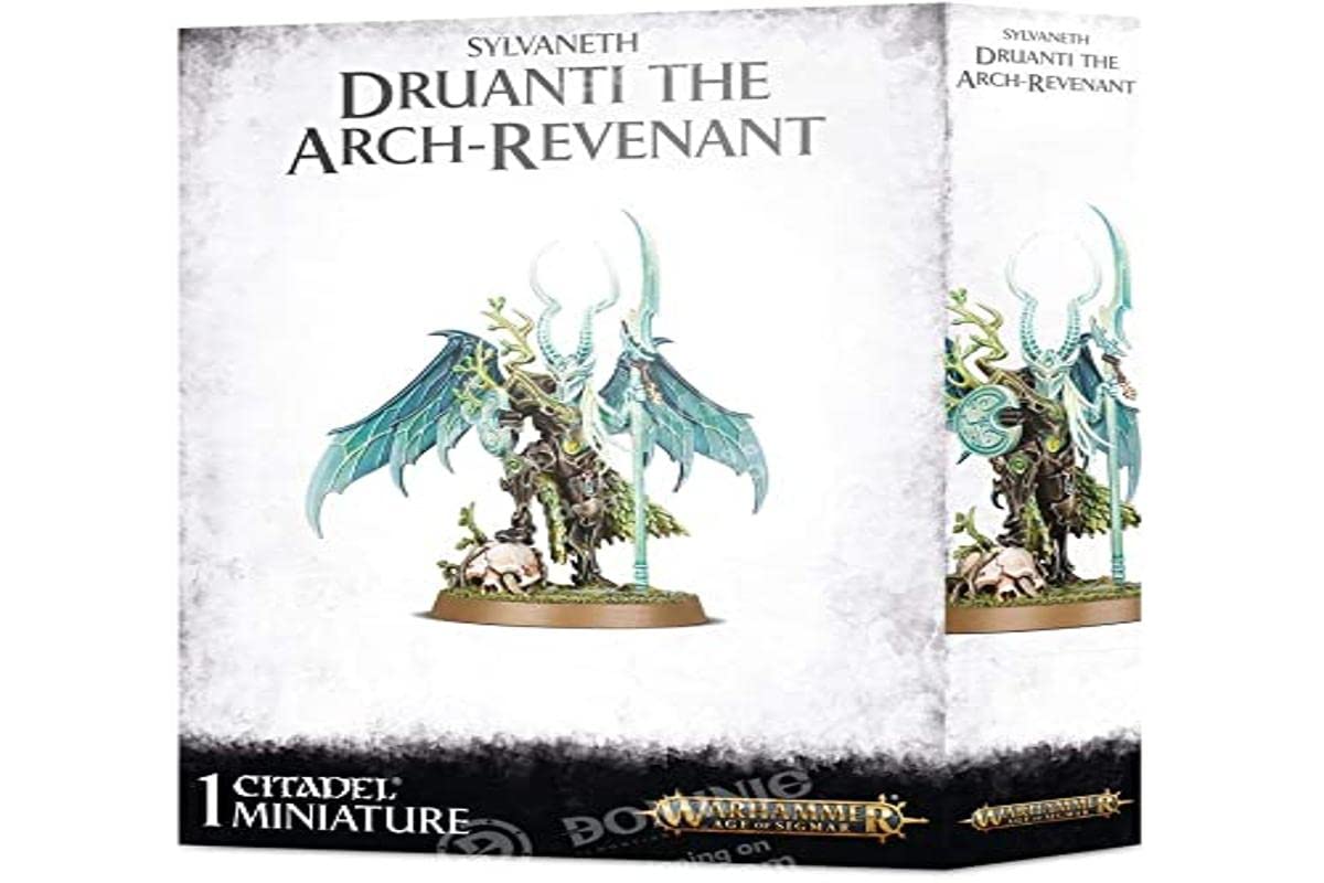 Warhammer Age of Sigmar Sylvaneth Druanti The Arch-Revenant Miniature - Perfect for Tabletop Gaming and Collectible Displays