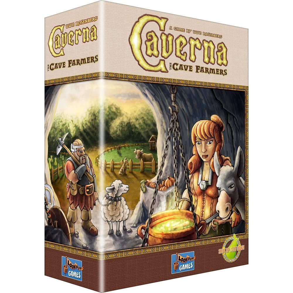 **The Cave Farmers Board Game - Cooperative Farming & Strategy Game for Adults & Kids 12+ | 1-7 Players | 30-210 Min Playtime | Family Game Night, Party & Team Building Activity**