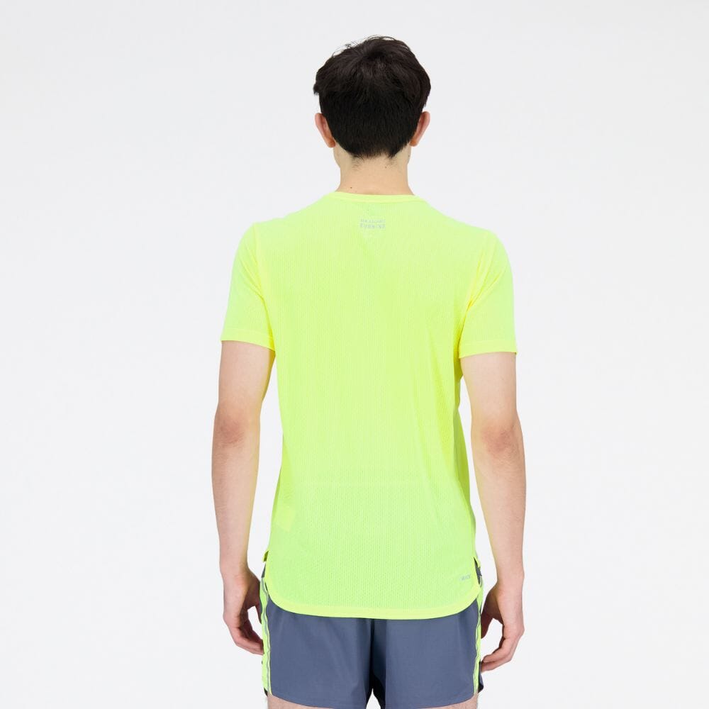 New Balance Men's Impact Run Performance Short Sleeve T-Shirt - Moisture Wicking Running Top for Training & Gym Workouts