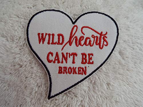 WILD HEARTS Can't Be Broken Custom Iron-on Embroidery Patch - Perfect for Jackets, Backpacks & DIY Crafts