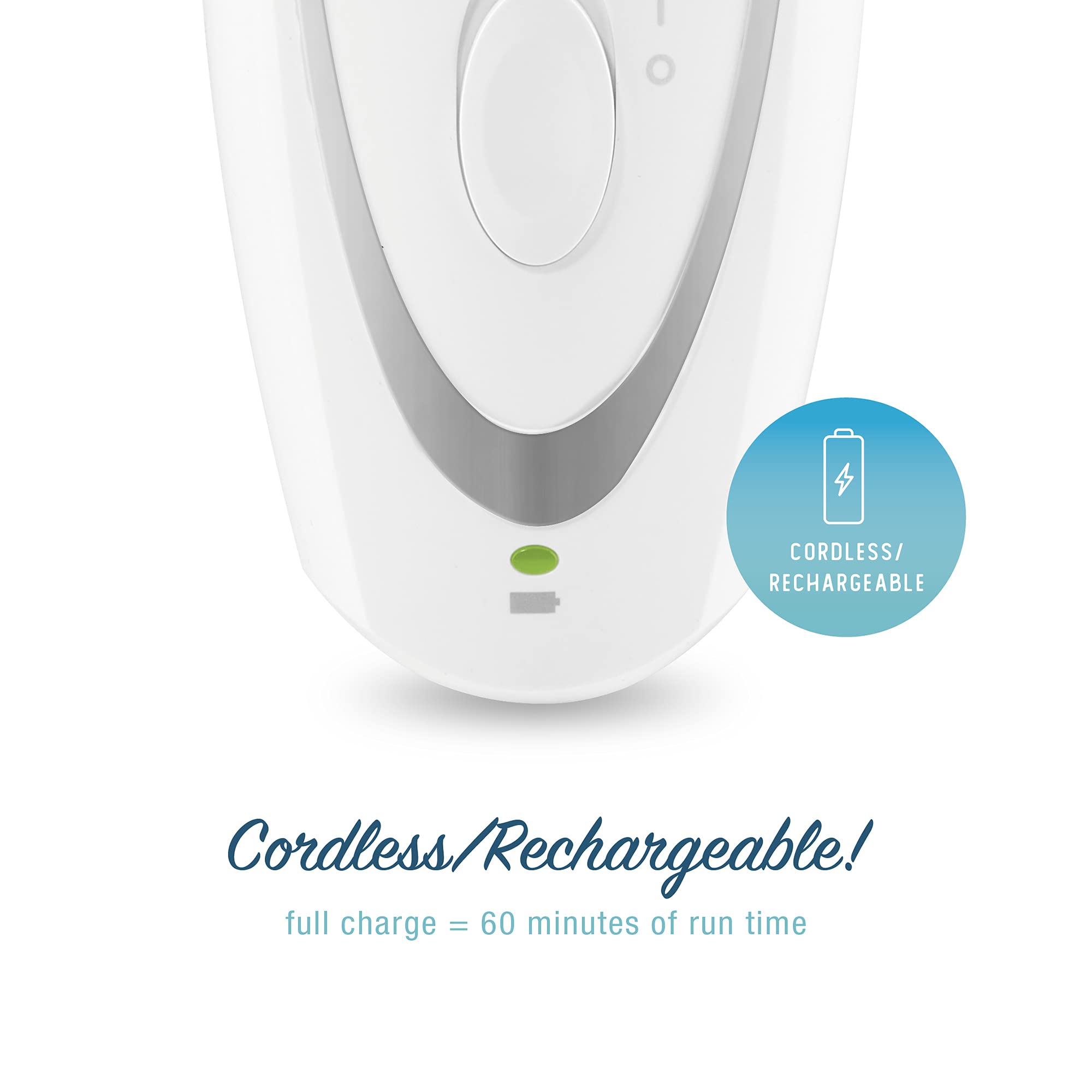 Conair Cordless Rechargeable Full Body Epilator for Women - Painless Hair Removal Device for Legs, Arms, Underarms & Bikini Area - Perfect for Smooth Skin at Home or Travel
