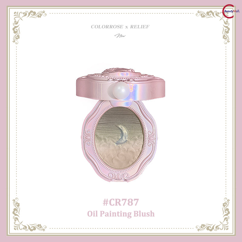 COLORROSE Oil Painting Series Blush - High Pigment Long Lasting Blush for Cheeks | Perfect for Everyday Makeup & Special Occasions