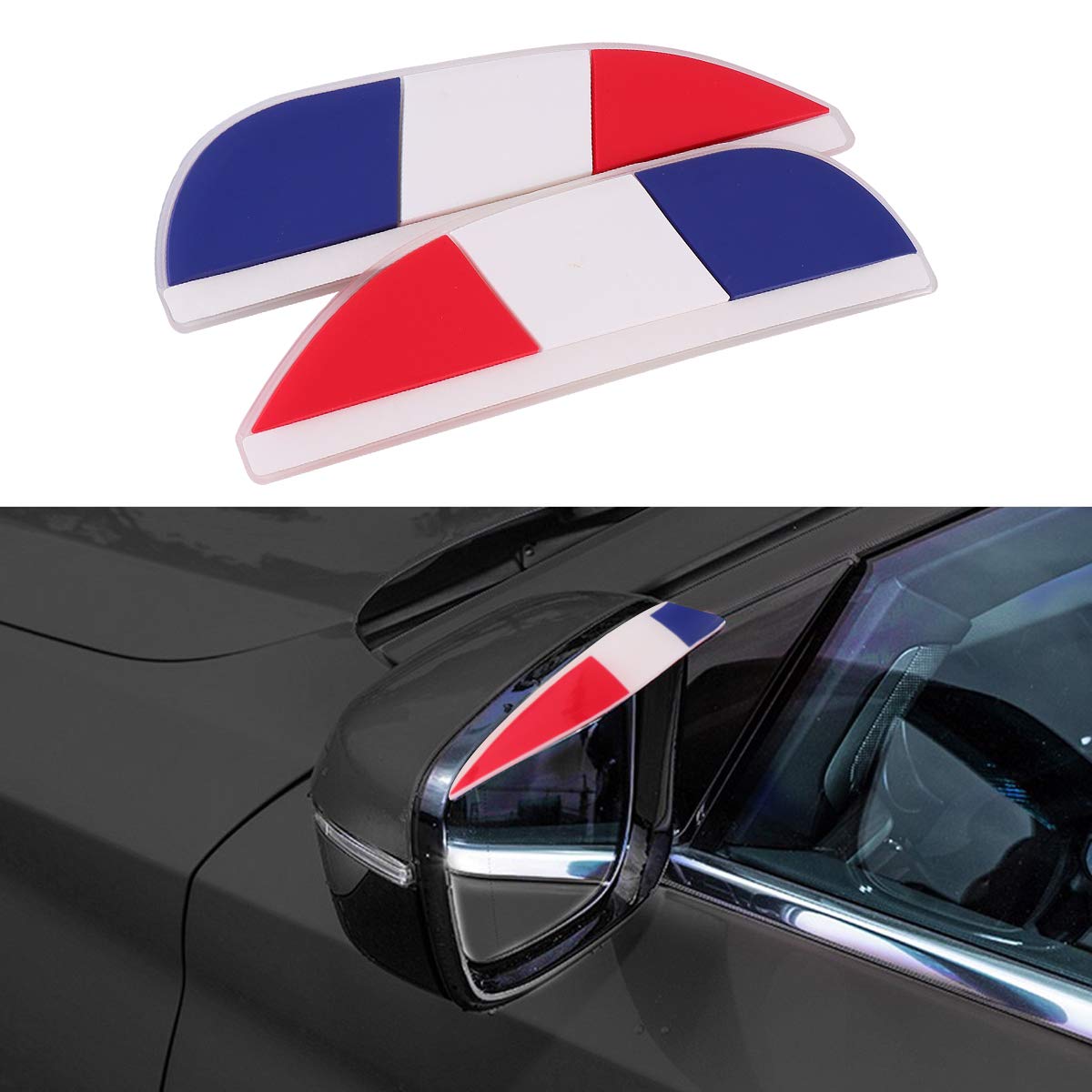 BESPORTBLE Waterproof Car Mirror Covers - 1 Pair Rainproof Blades for Auto & Bike Side Mirrors | Durable Rain Guards for All Weather Driving Protection