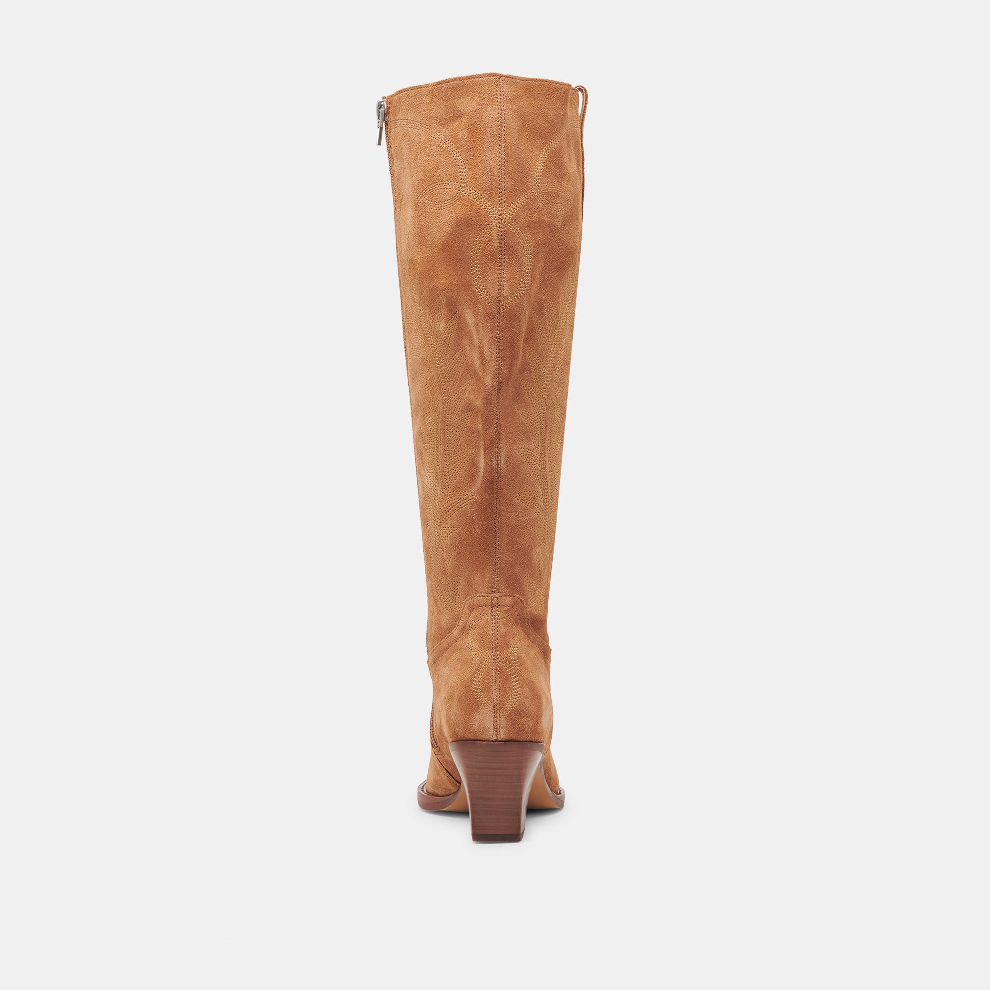RYATT Extra Wide Calf Boots for Women - Comfortable Pecan Suede Ankle Boots | Perfect for Casual Outfits, Office Wear & Fall Fashion