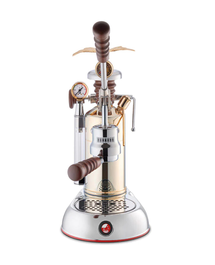 La Pavoni Esperto Competente 16 Cup Professional Espresso Machine - Stainless Steel Home & Office Coffee Maker for Barista-Quality Espresso, Perfect for Coffee Shops, Restaurants and Home Entertaining