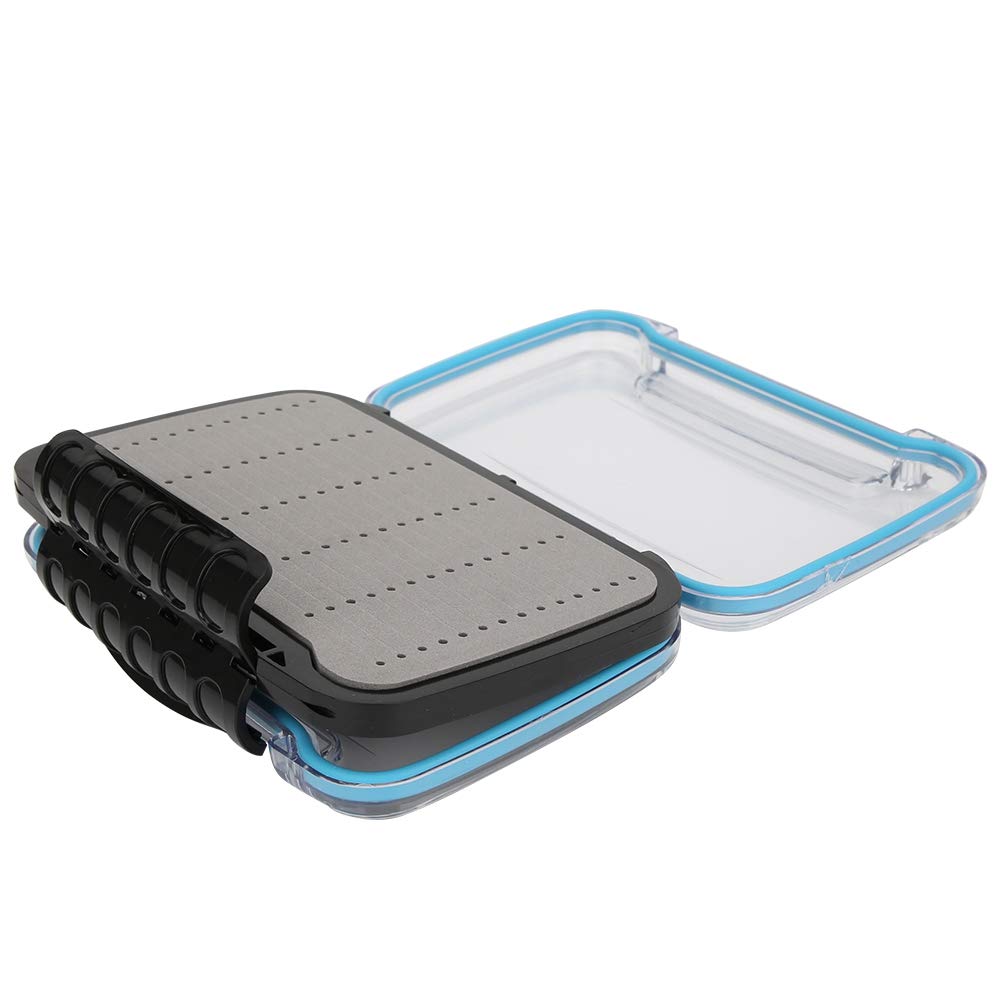 Keenso Waterproof Transparent Fishing Lure Storage Box - Bait Organizer Container for Hooks, Lures & Tackle Accessories - Perfect for Freshwater & Saltwater Fishing Trips, Boat Storage & Outdoor Gear Organization