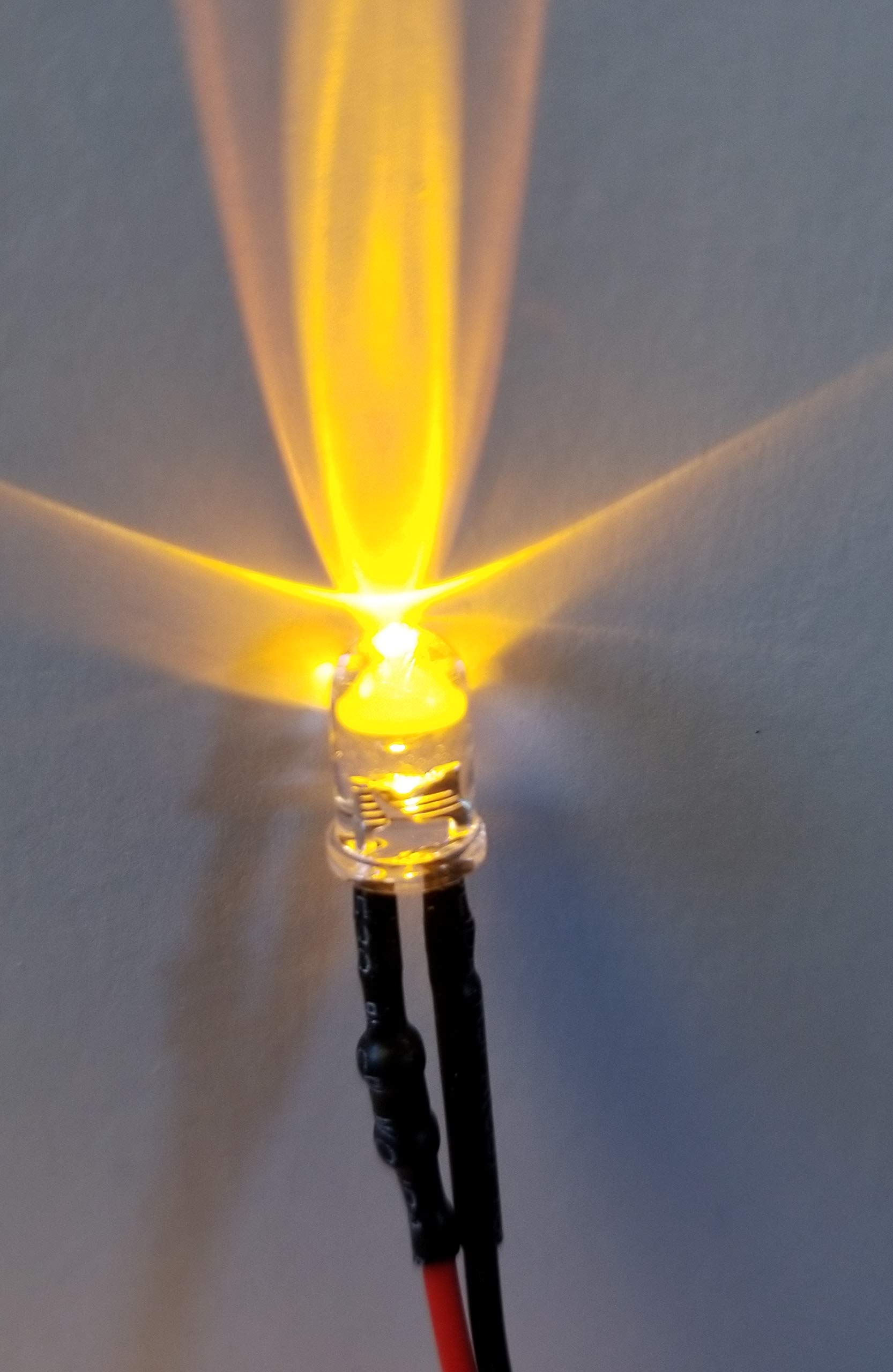 5 Pack 9V LED Flicker Light with Switch - for Halloween Decor & DIY Crafts