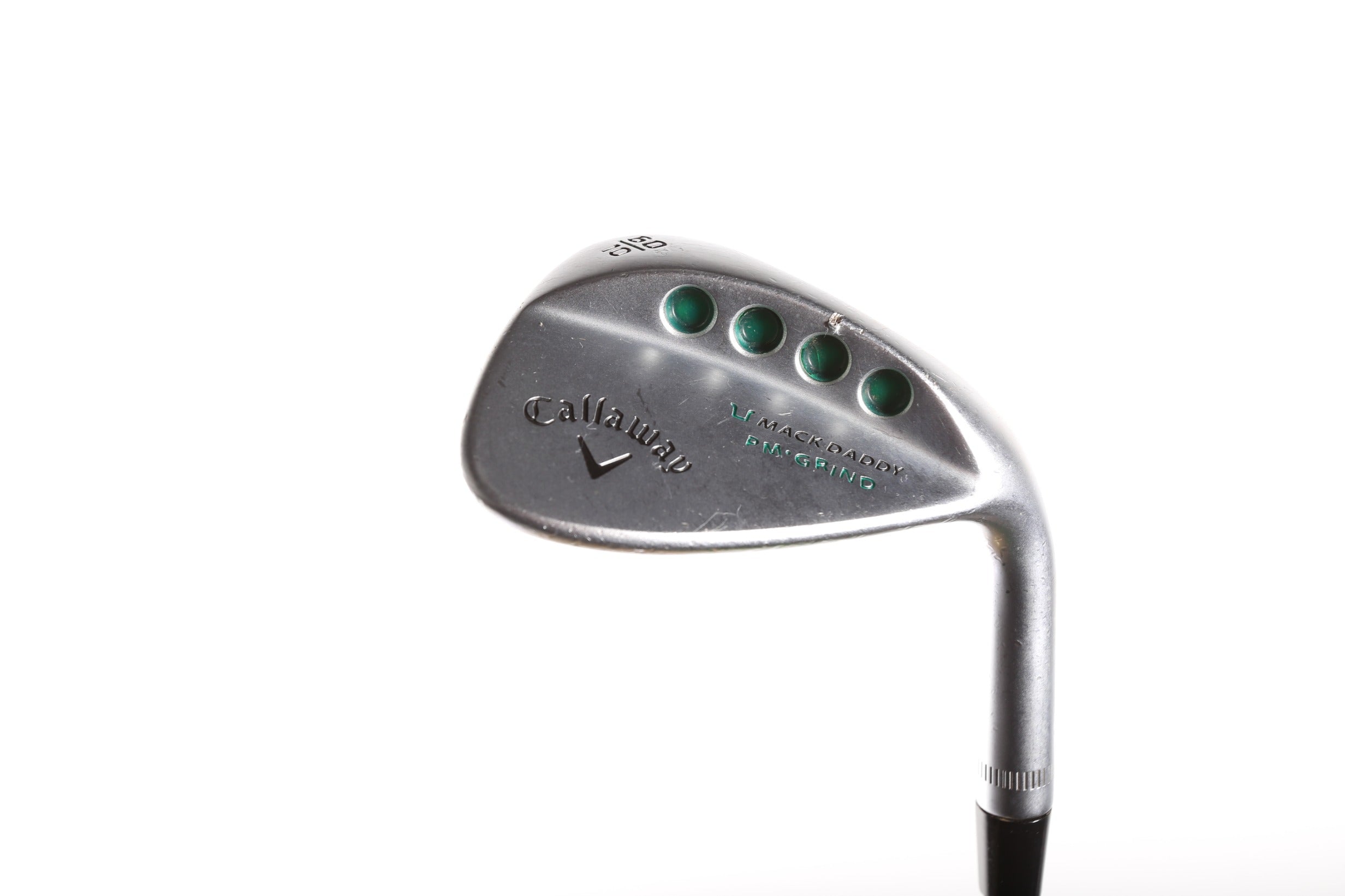 Used Callaway Mack Daddy PM Lob Wedge 60° Right Handed Stiff Flex Golf Club - Perfect for Short Game & Bunker Shots
