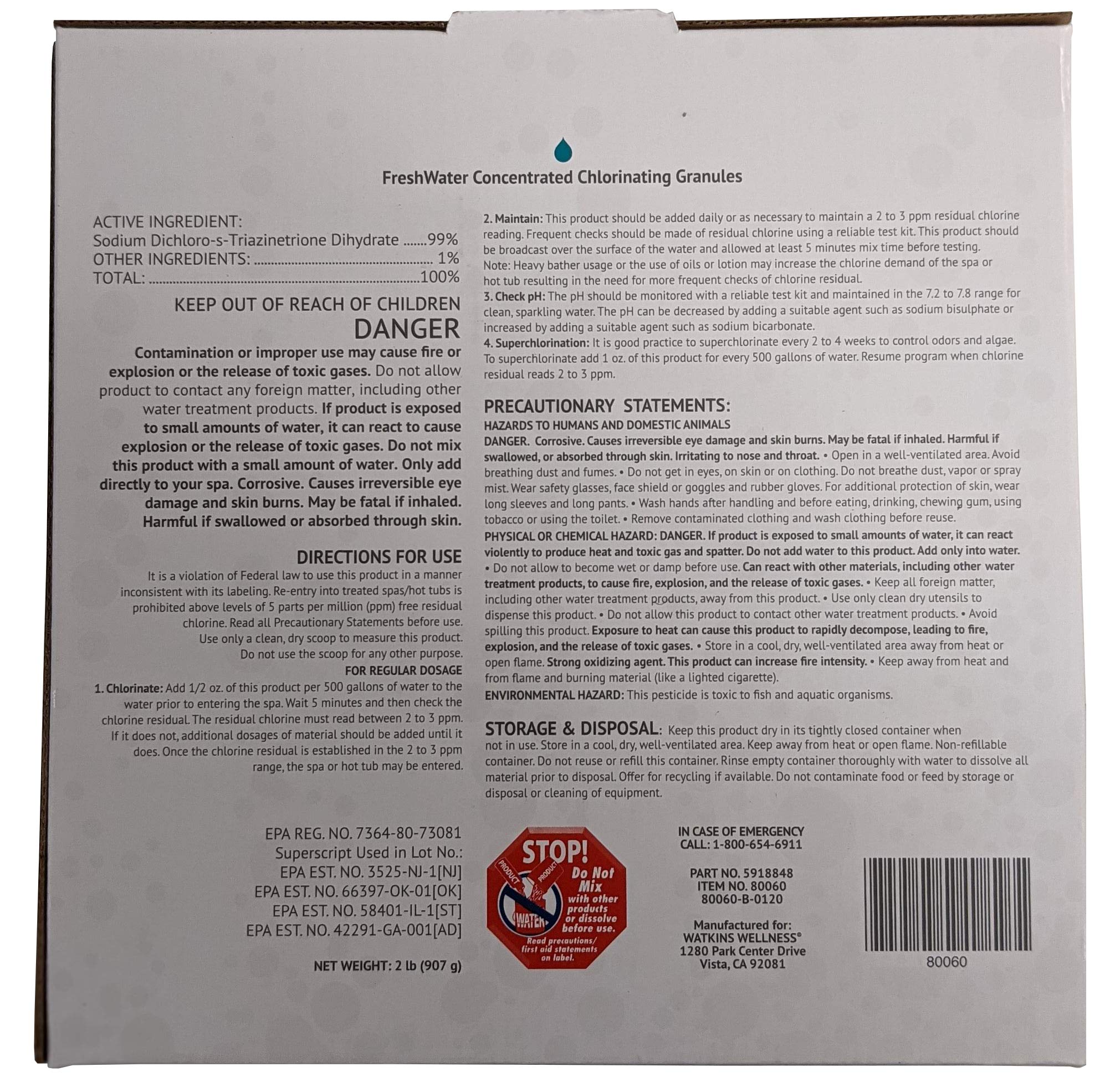 Hot Spring Spa Care Kit 80060 - Premium Maintenance Set for Hot Tubs & Jacuzzis | Perfect for Relaxation & Hydrotherapy at Home