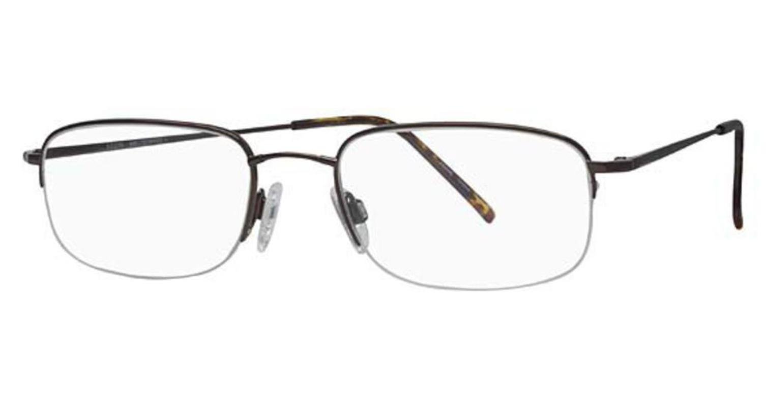 FLEXON 606 218 Eyeglasses - 54MM Coffee Brown Frame for Men & Women | Perfect for Reading, Work, and Everyday Use