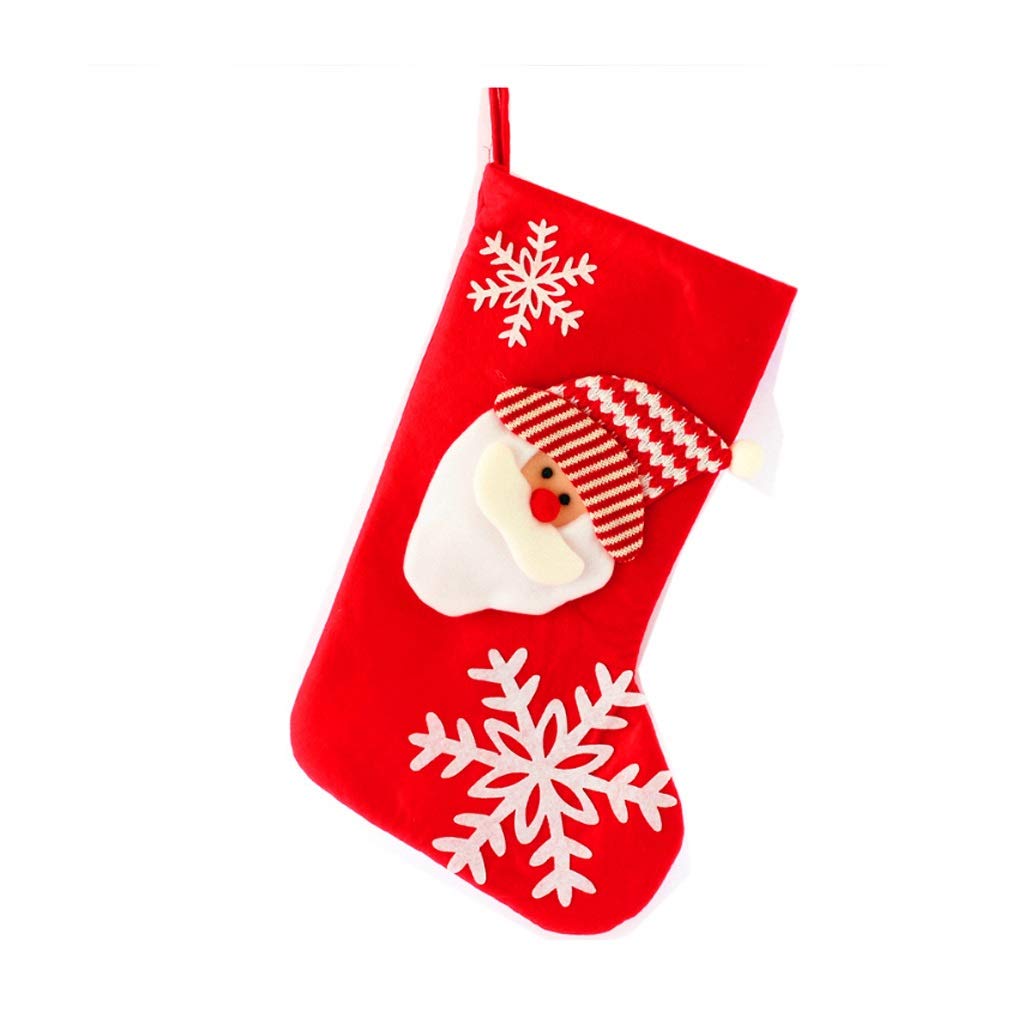 UXZDX Christmas Tree Hanging Decorations - Santa Stocking Socks, Candy Bags & Holiday Placemats for Xmas Party Decor (Set of 12) - Perfect for Home, Office & Christmas Tree Decorating