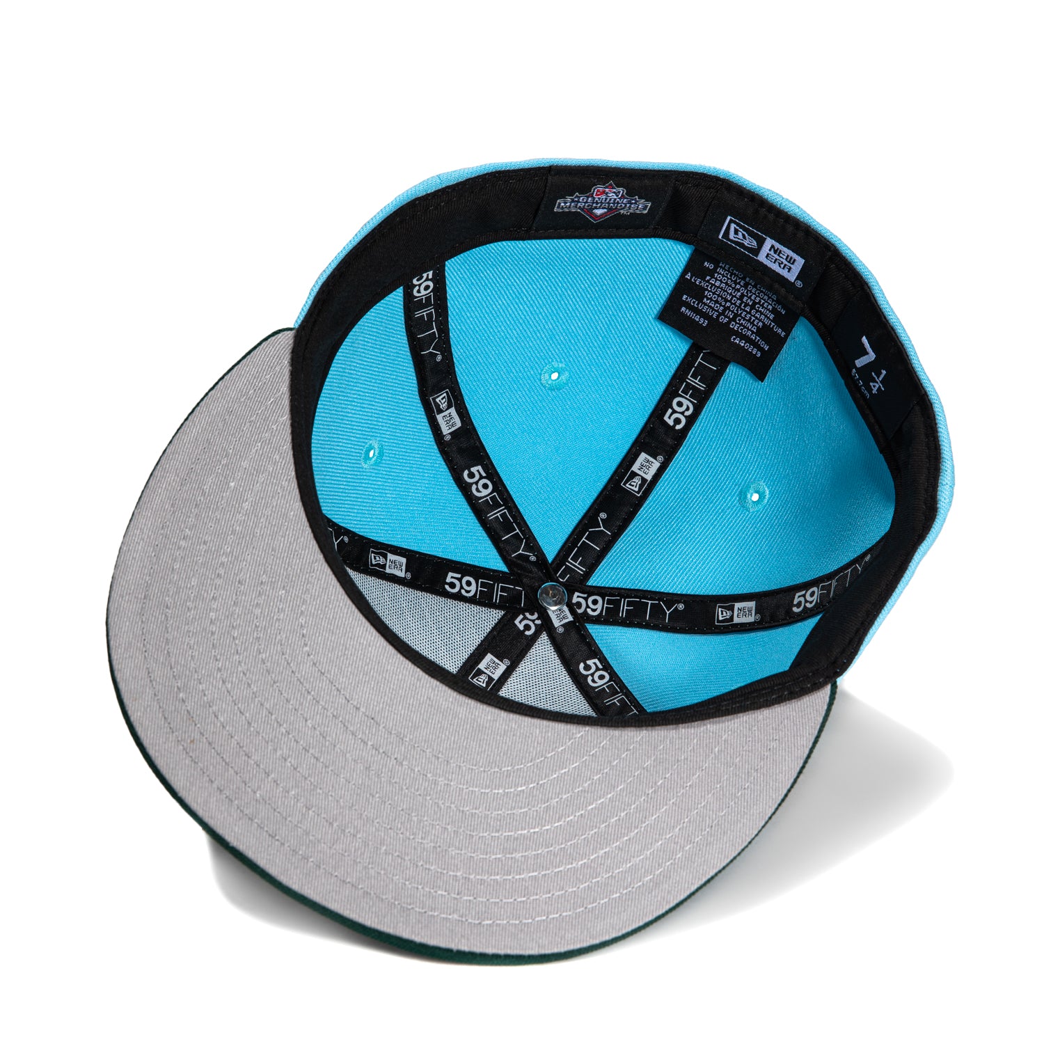 New Era 59Fifty Inland Empire 66ers Redlands Pickers Patch Hat - Light Blue & Green Baseball Cap for Men & Women - Perfect for Sports Fans, Streetwear & Casual Outfits