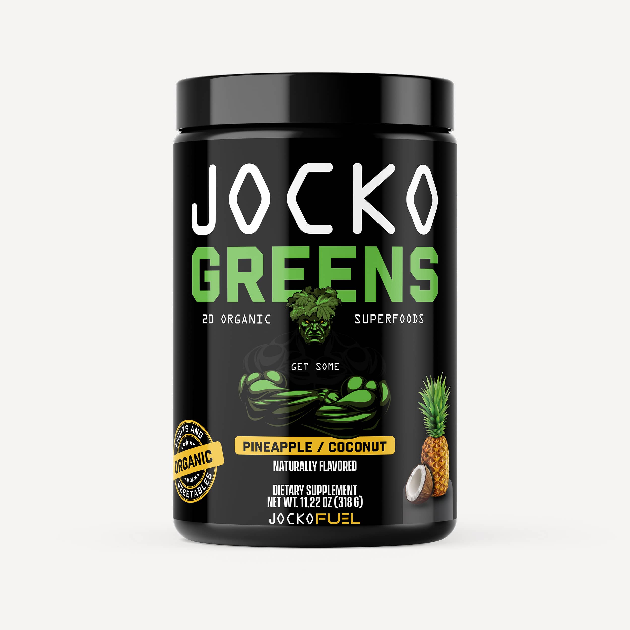 Jocko Greens Superfood Powder - Organic Greens Supplement for Energy & Immunity - Perfect for Smoothies, Shakes & Daily Nutrition Boost