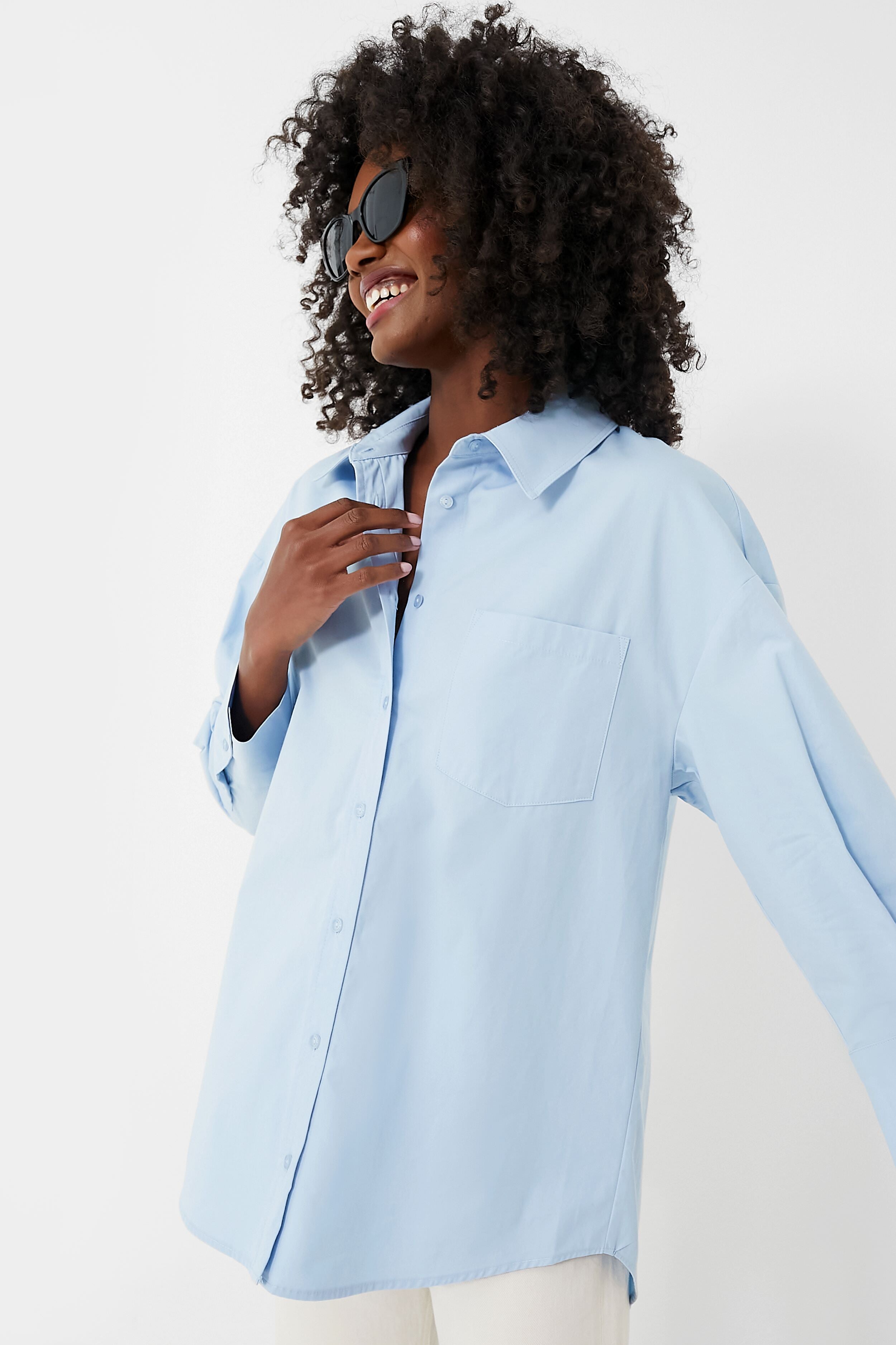 Premium Blue Mika Shirt for Men - Soft Cotton Casual Button Down Shirt - Perfect for Office, Date Night & Weekend Wear