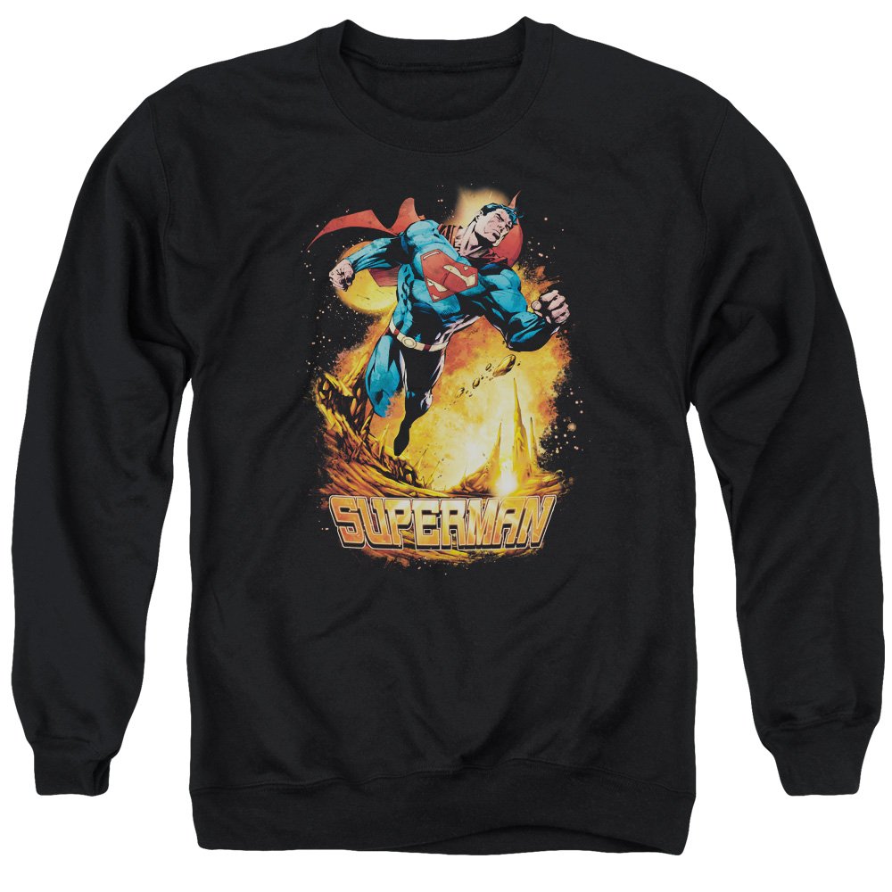 Superman Space Case Unisex Crewneck Sweatshirt for Men & Women - Casual Wear, Cosplay & Gift for Superhero Fans