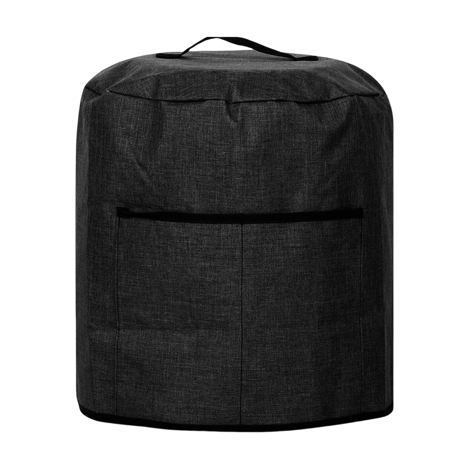 Dual Layer Air Fryer Cover - Dustproof, Easy to Clean Protective Travel Cover for Air Fryers & Cookware - Perfect for Kitchen Storage, Camping & Outdoor Cooking (Black)