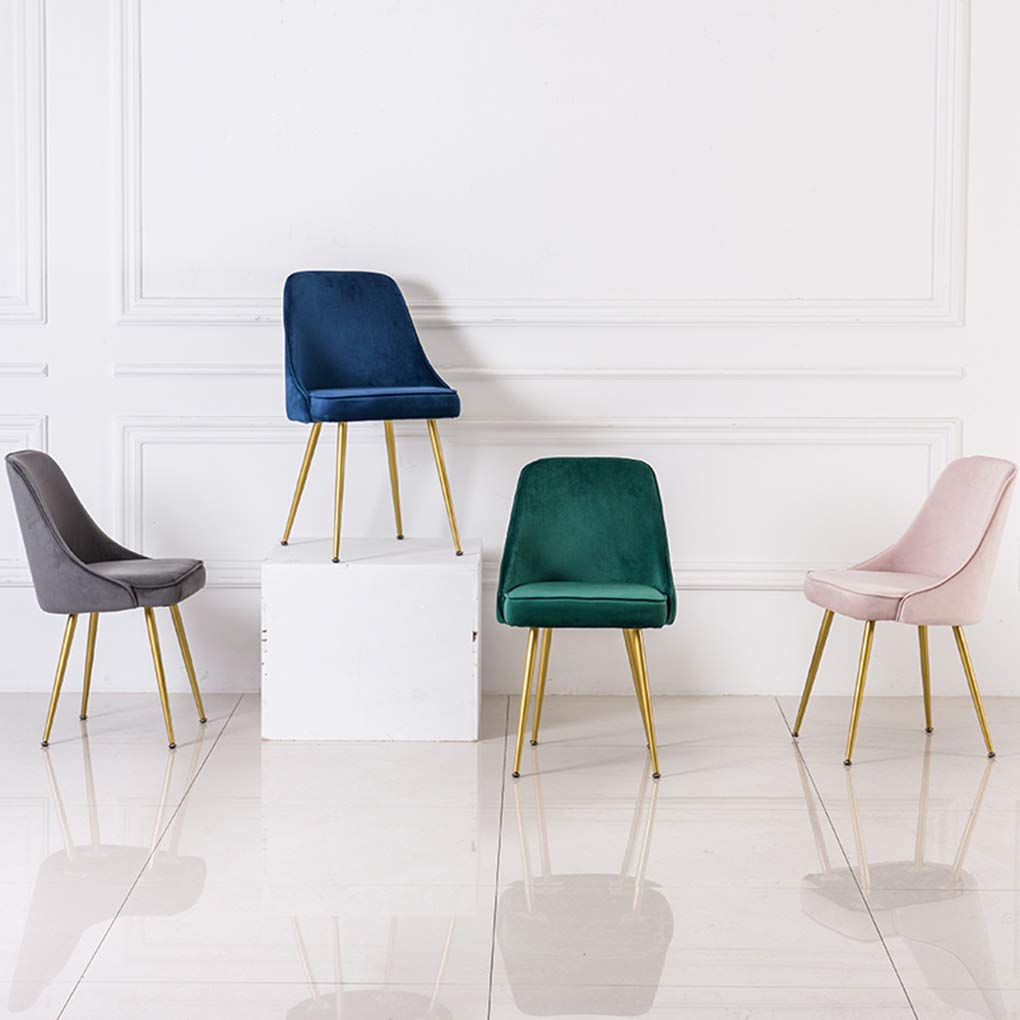 Ergonomic Steel Frame Dining Chair - Adjustable Angle Modern Side Chair for Kitchen, Cafe, Office & Vanity | Perfect for Dining, Makeup, Leisure & Workspaces