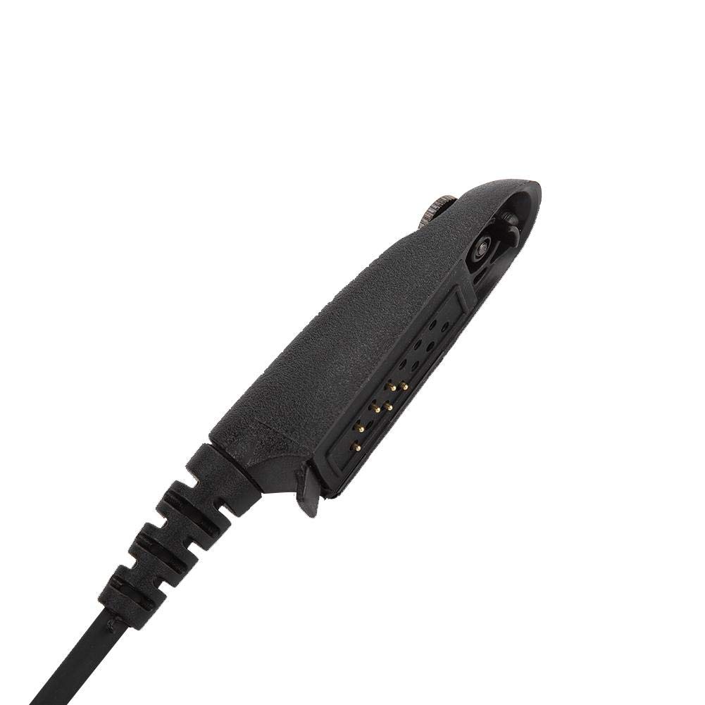 Professional Noise Cancelling CB 2-Way Radio External Speaker Mic with PTT - Compatible with Motorola PRO5150/GP338/GP330/GP680/HT750/GP340 - Durable Walkie Talkie Accessory for Construction, Security & Outdoor Adventures