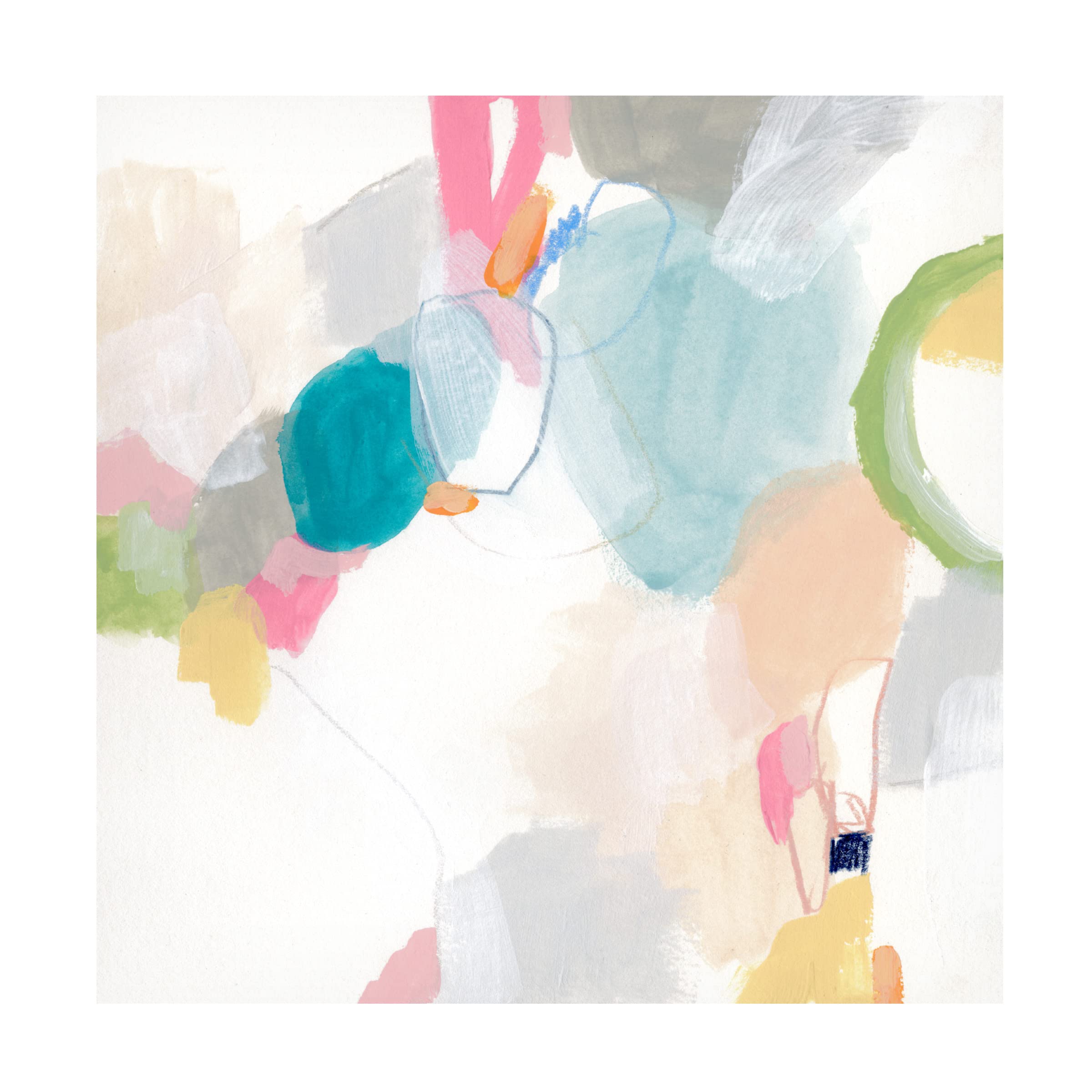 Trademark Fine Art 'Candy Jacket IV' Canvas Wall Art Print by June Erica Vess - Vibrant Pop Art Decor for Living Room, Bedroom & Office