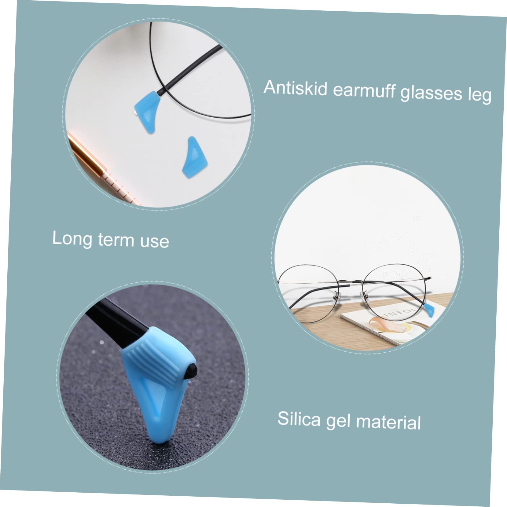 OSALADI Pack of 30 Non-Slip Sports Sunglasses Arms & Glasses Holder - Secure Fit for Running, Cycling, Hiking & Outdoor Activities