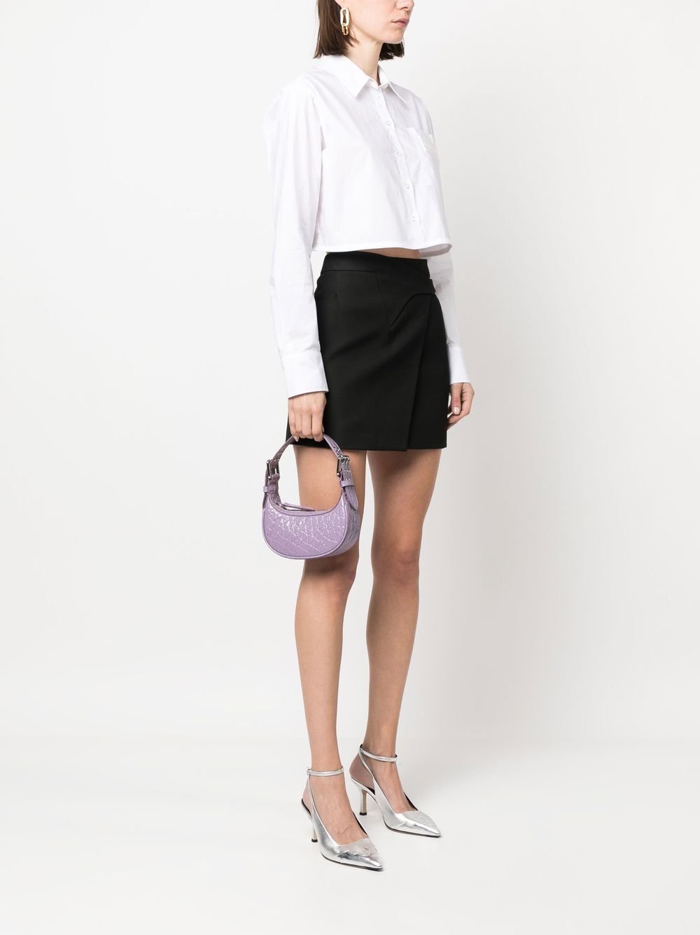 BY FAR PRE Bags for Women - Trendy Purple Shoulder Bag, Crossbody Purse for Daily Use, Work, and Evening Out