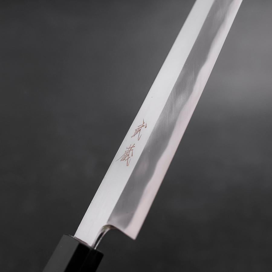 Premium Yanagiba Sushi Knife - White Steel #1 Mirror Polished Blade with Buffalo Walnut Handle (300mm) - Perfect for Sushi Chefs & Japanese Cuisine Enthusiasts
