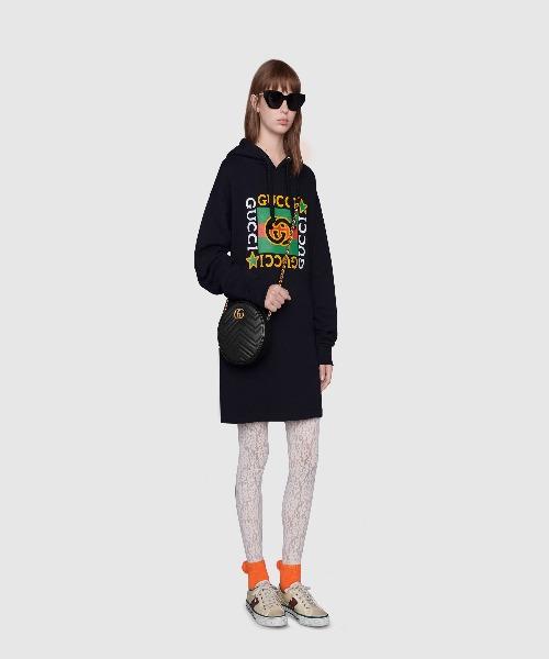 Gucci GG Marmont Mini Round Shoulder Bag for Women - Black Leather Crossbody Purse | Perfect for Date Night, Parties & Everyday Use
