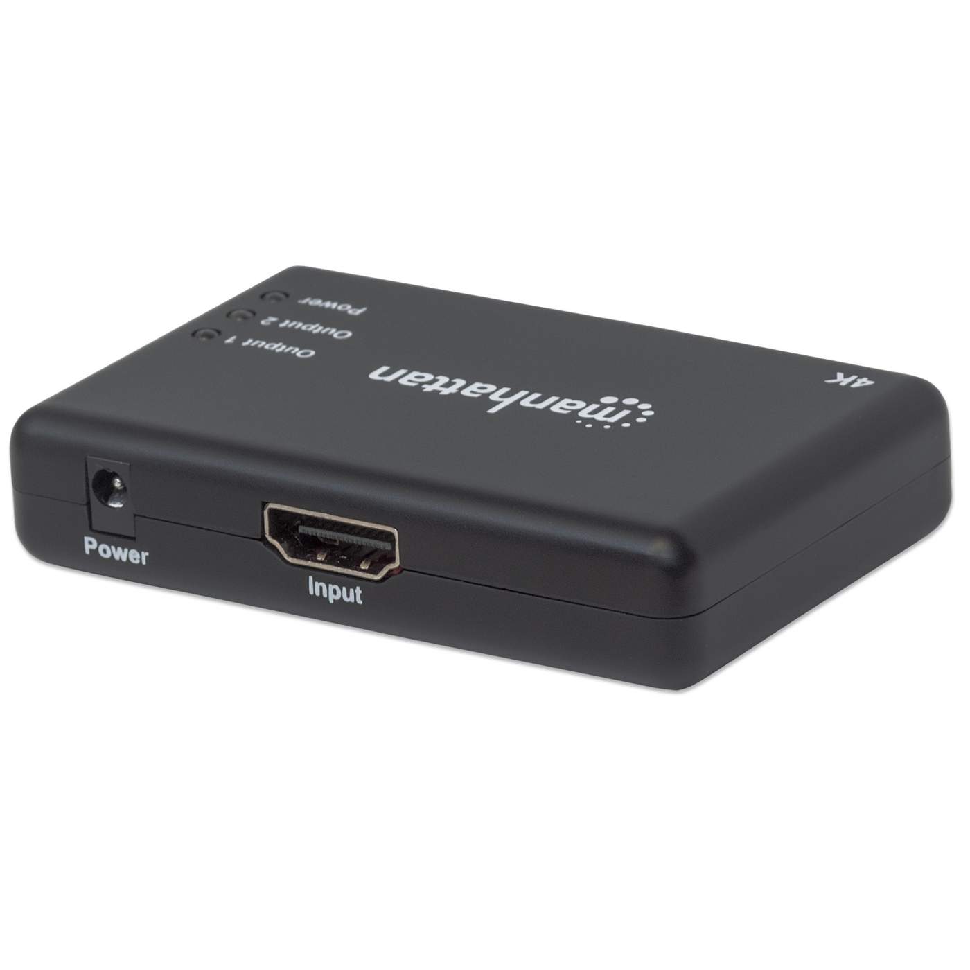 4K Ultra HD 2 Port HDMI Splitter - 1x2 HDMI Duplicator for Dual Monitor Setup | Supports 4K@60Hz, HDR, 3D | Perfect for Home Theater, Gaming & Office Displays