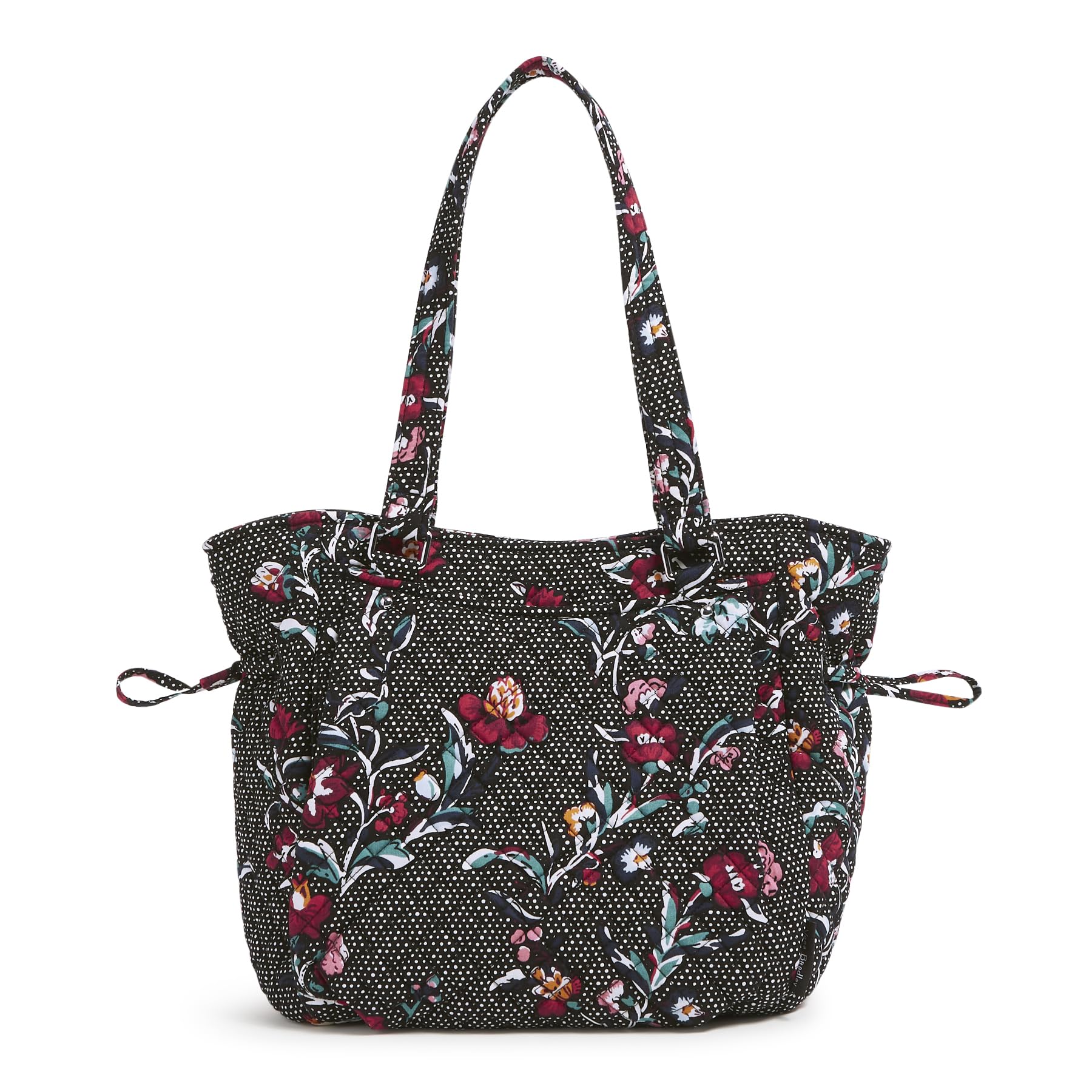 Vera Bradley Women's Cotton Glenna Satchel Handbag - Stylish Crossbody Purse for Work, Travel & Everyday Use