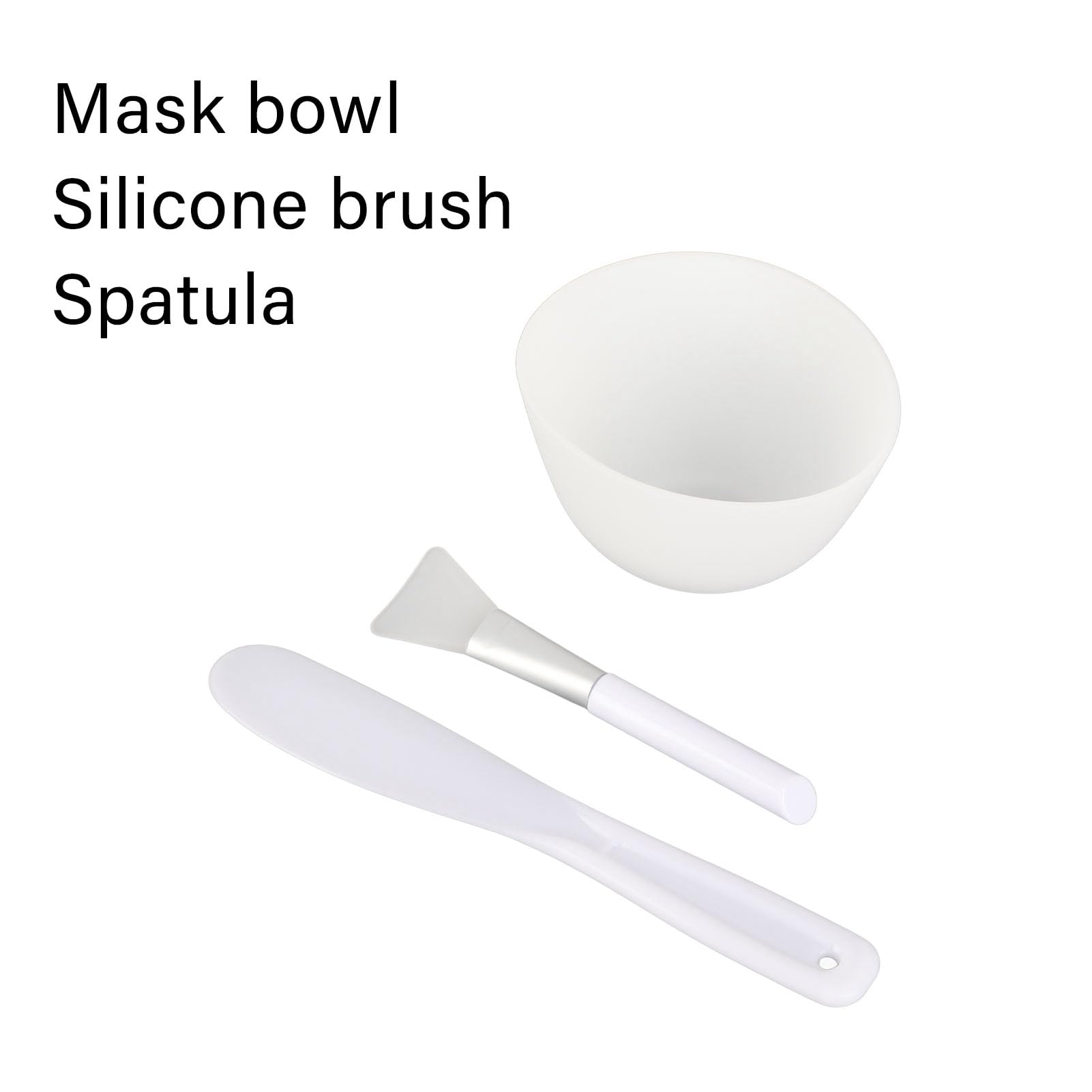 Professional DIY Face Mask Mixing Tool Kit - Silicone Mask Bowl & Brush Set for Homemade Spa Facial Masks | Perfect for At-Home Skincare, Beauty Treatments & Self-Care Routines