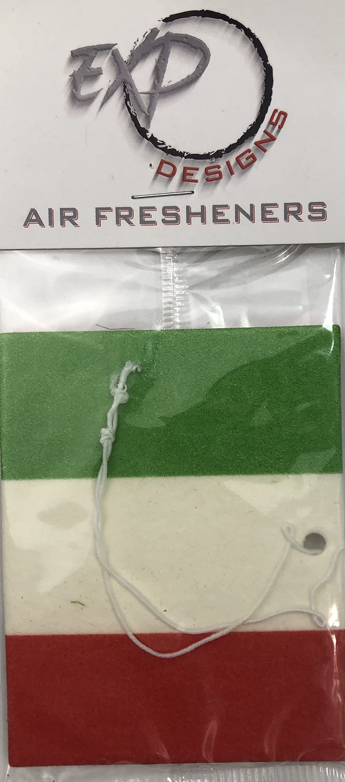 Italy Flag Car Air Freshener - Long Lasting Fragrance for Vehicles, Home & Office | Perfect for Italian Pride, Travel & Decor