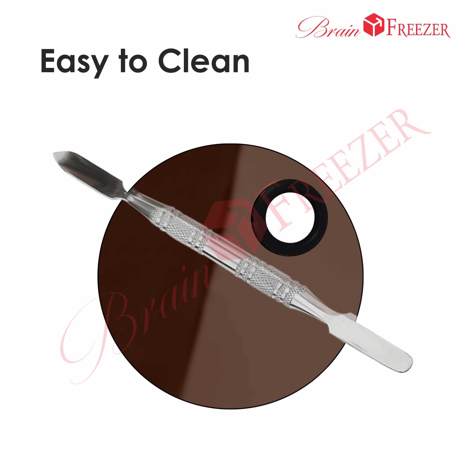 Shiny Makeup Palette with Stainless Steel Spatula - 100g Rose Gold Circle Design for Eyeshadow & Blush | Perfect for Professional Makeup Artists & Beauty Enthusiasts