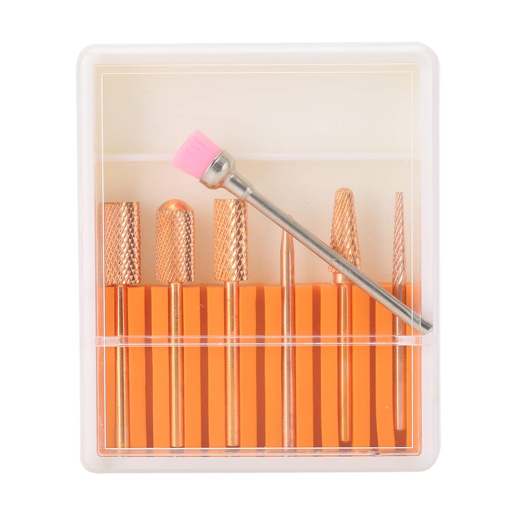 Professional Nail Drill Bits Set for Manicure & Pedicure - Electric Nail File Polishing Heads for Home & Salon Use - Perfect for Acrylic, Gel, and Natural Nails Care