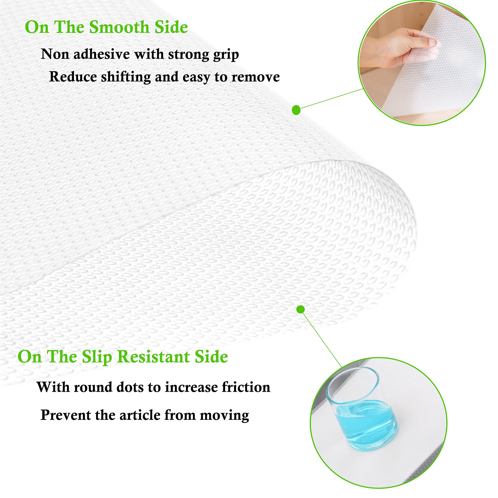 Non-Slip Waterproof Shelf Liners for Kitchen Cabinets - 15