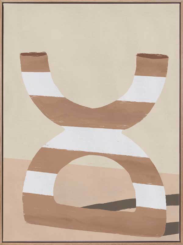 Curves I Modern Abstract Canvas Art Print - Stunning Wall Decor for Living Room, Bedroom & Office